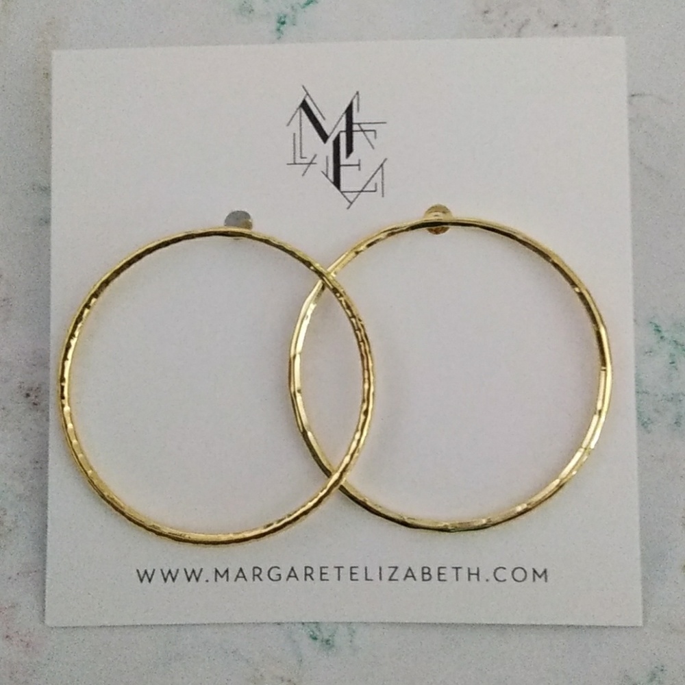 Simple + Chic Pacific Hoops Earrings - image 1